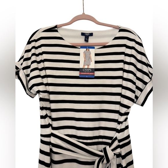 Chaps Crewneck Knit Dress Size Large - Picture 6 of 12